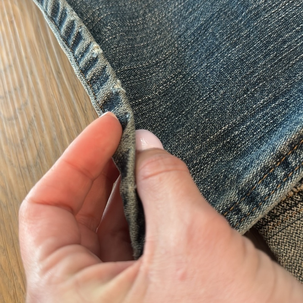 Gap Vintage Y2K Denim Maxi skirt split in back - Picture 7 of 7
